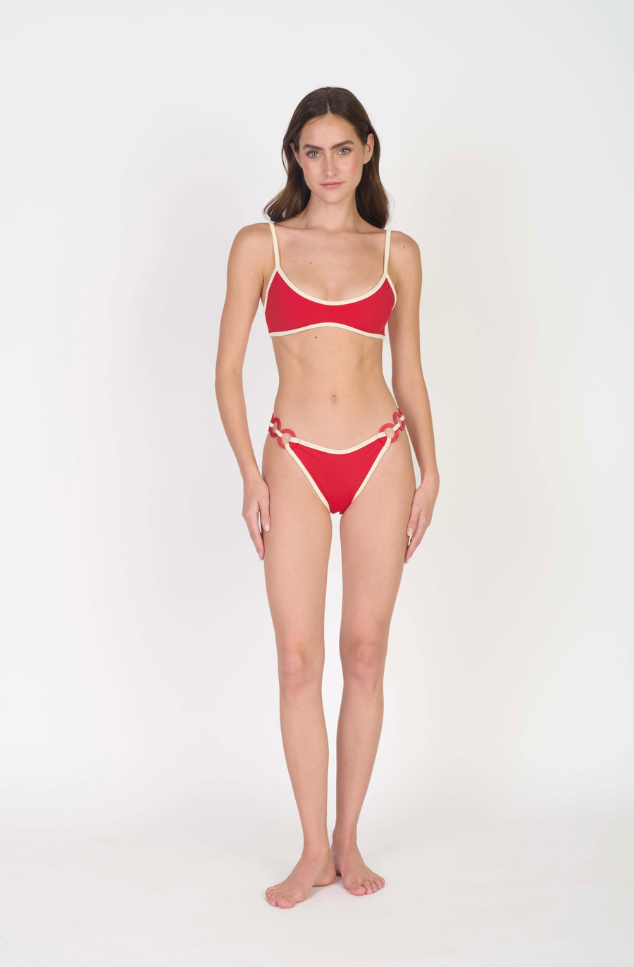 Red Tie Bikini Bottom